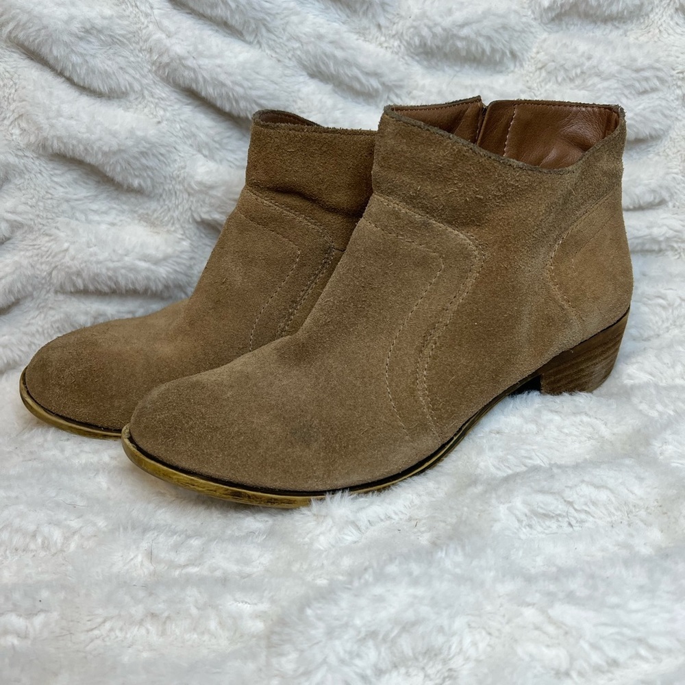 LUCKY brand Brolley suede leather booties
